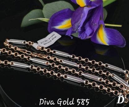 585 Gold chain 50cm. 8.60gr