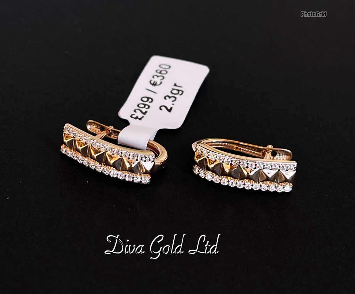 585 Gold earrings 2.30gr