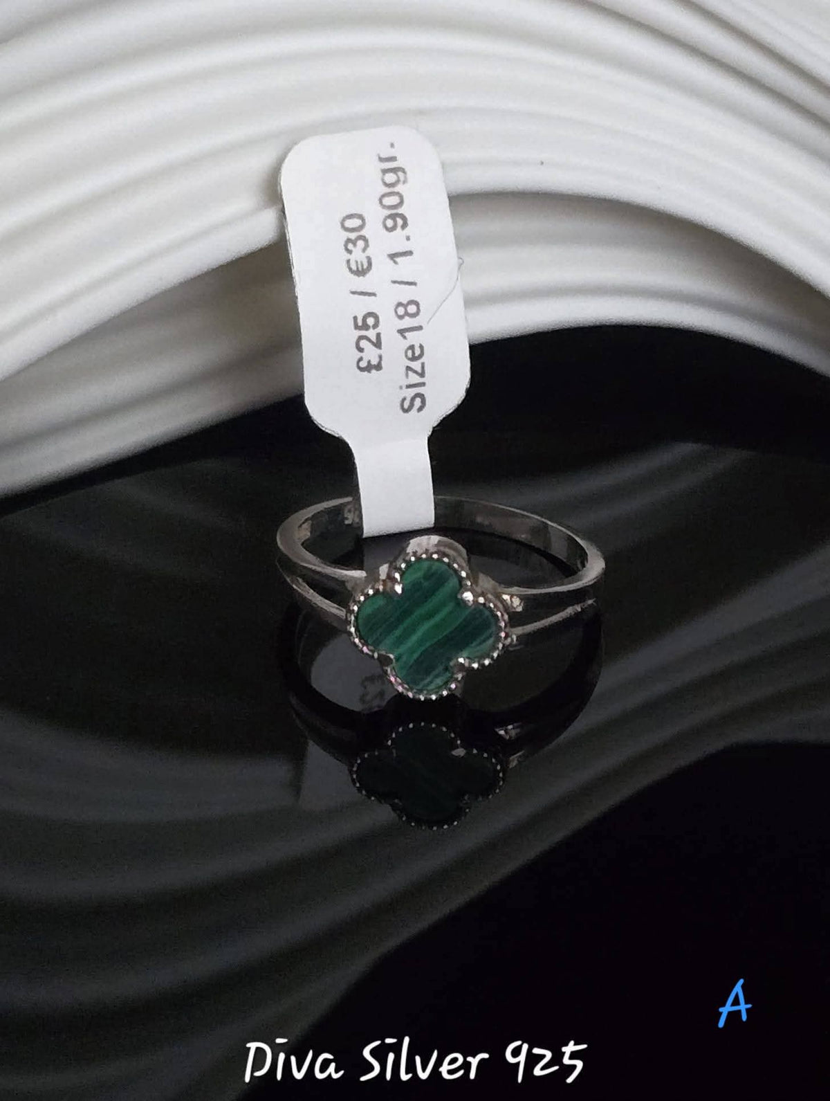 Sterling Silver Clover Ring