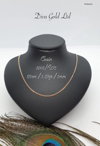 Gold 585 chain 50cm