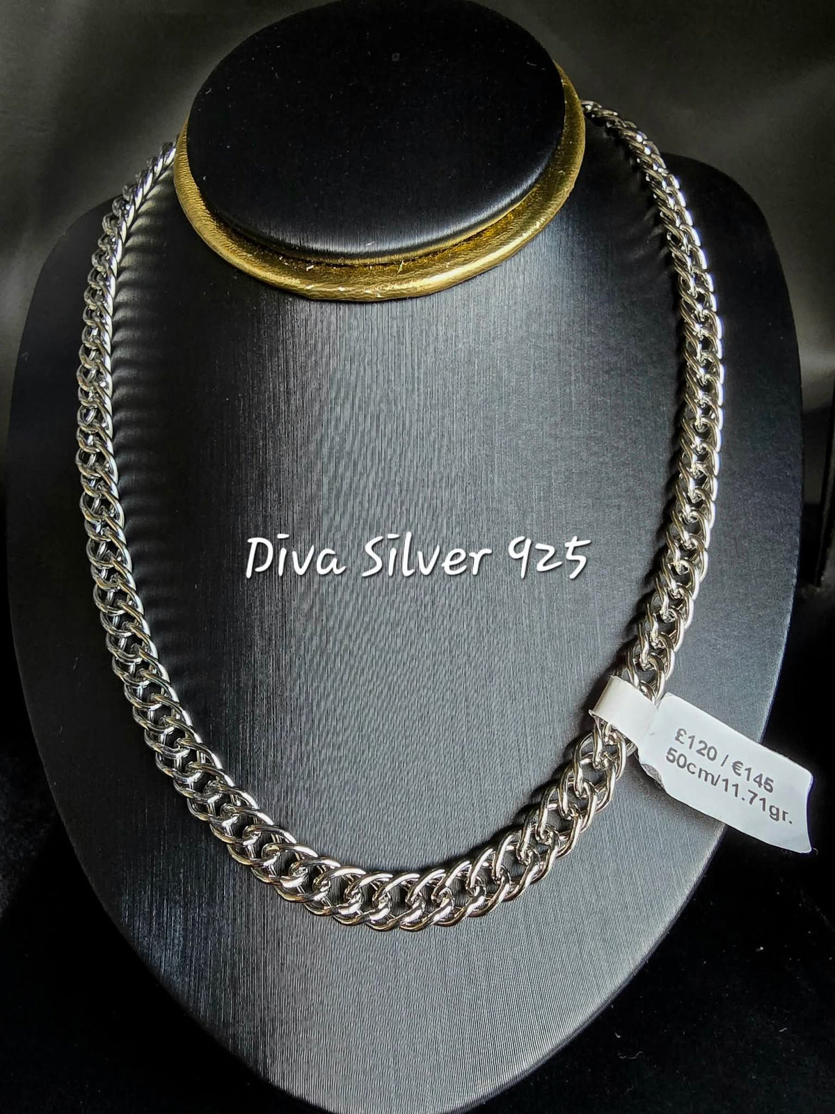 925 sterling silver Curb chain