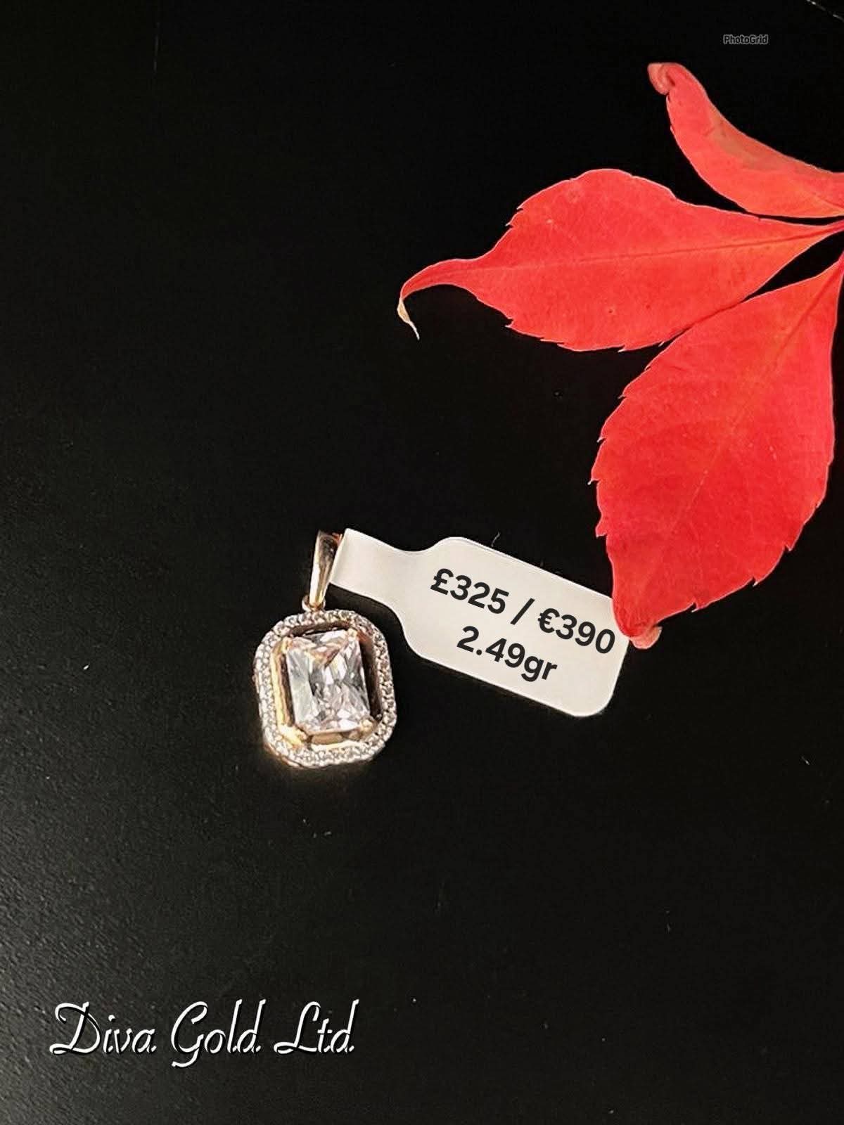 585 Gold pendant. 2.49gr