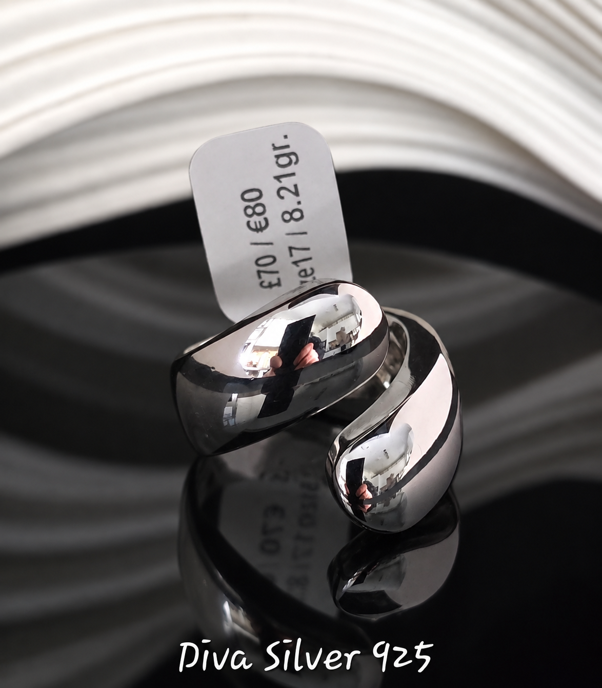 Sterling Silver Swirl Ring