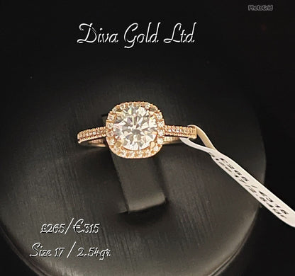 Gold 585 ring. Size 19