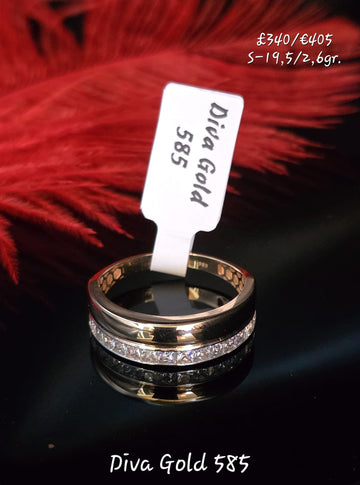 585 Gold ring. Size 19.5