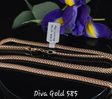 14K 585 Gold Chain – 55cm