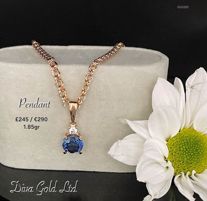 585 Gold pendant. 1.85gr