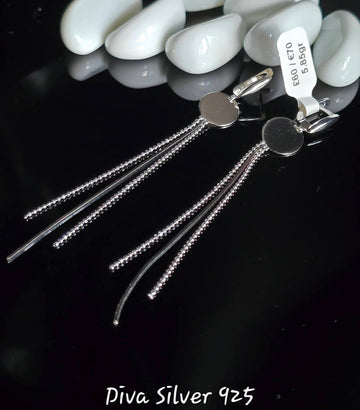 Sterling Silver Dangling Women Earrings