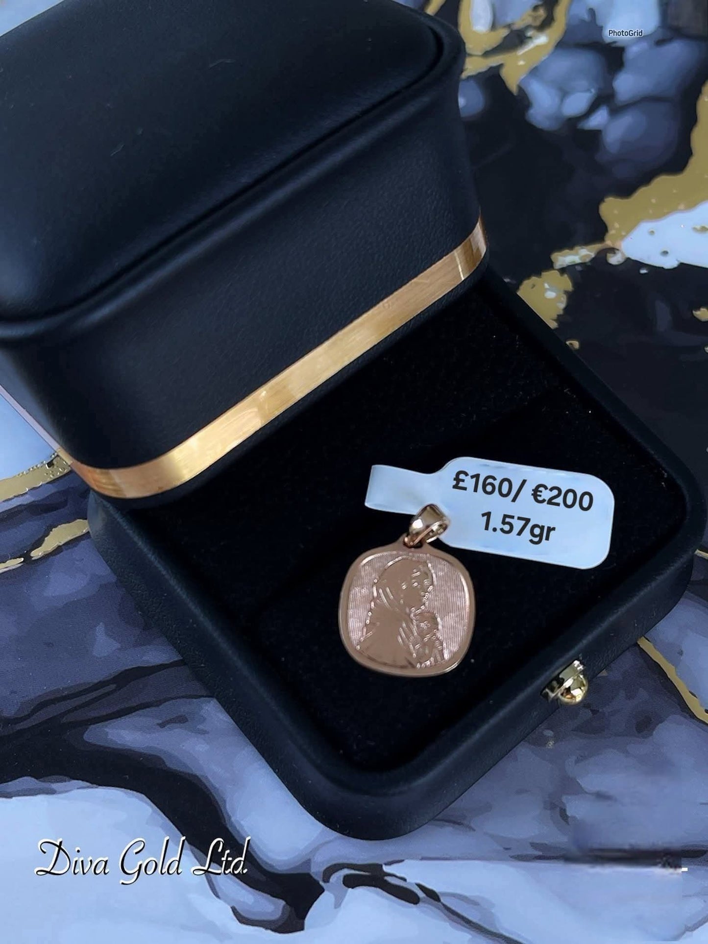 Gold 585 Medallion Pendant