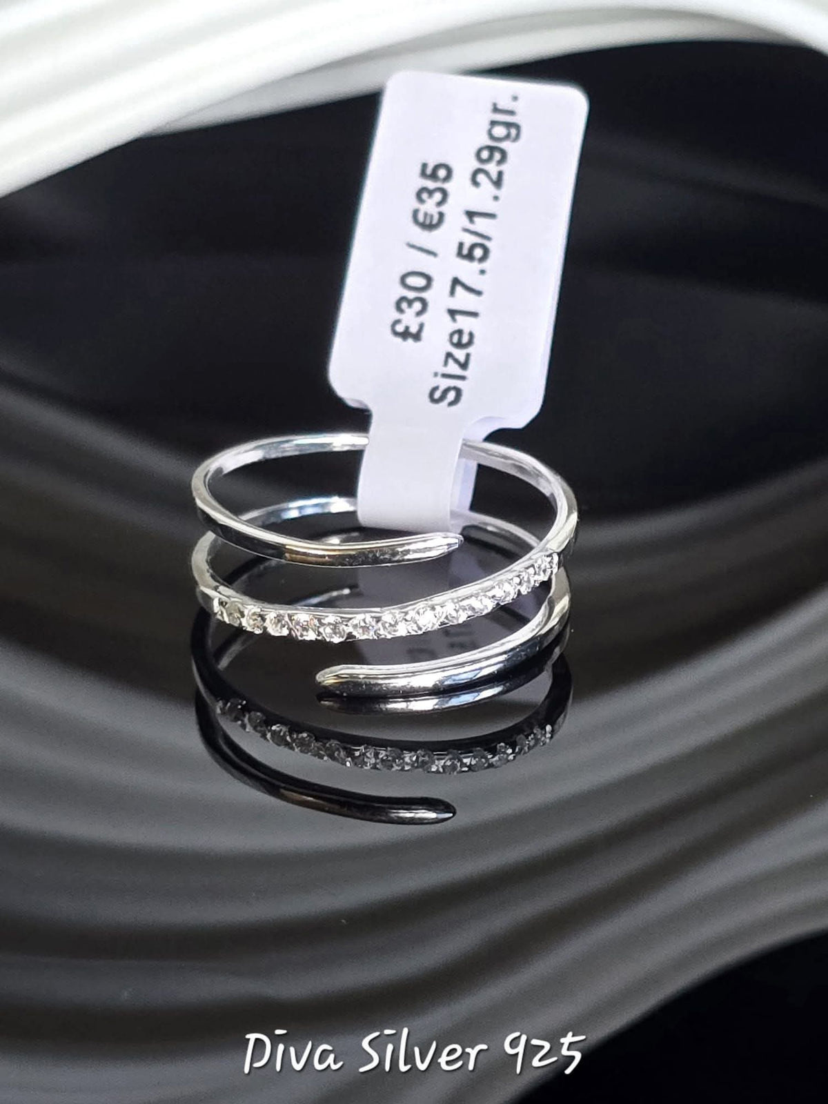 Sterling Silver Spiral Ring