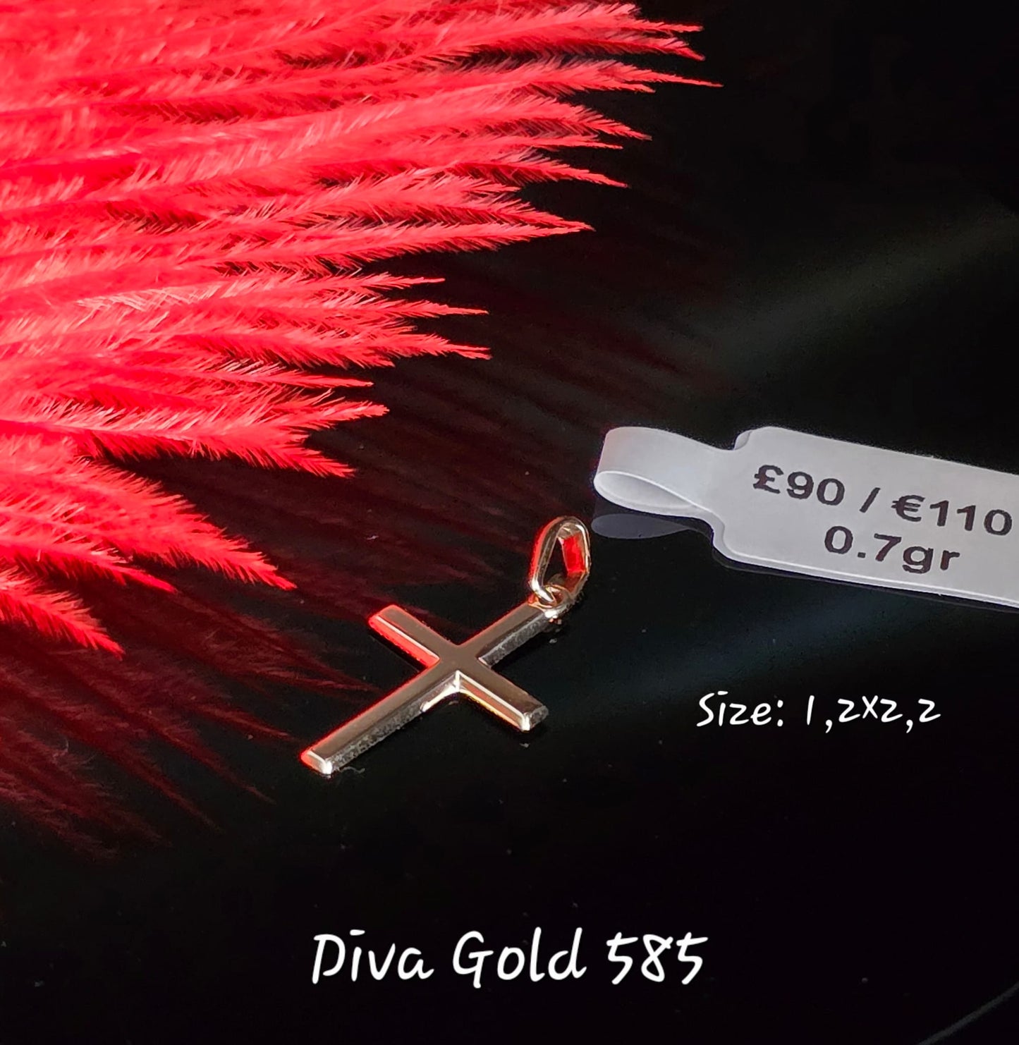 585 Gold cross 0.70gr