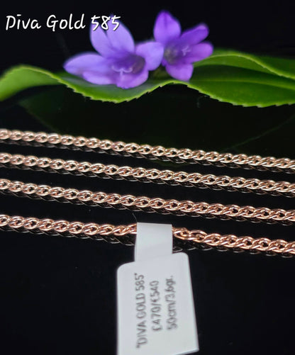 585 Gold chain 50cm. 3.6gr