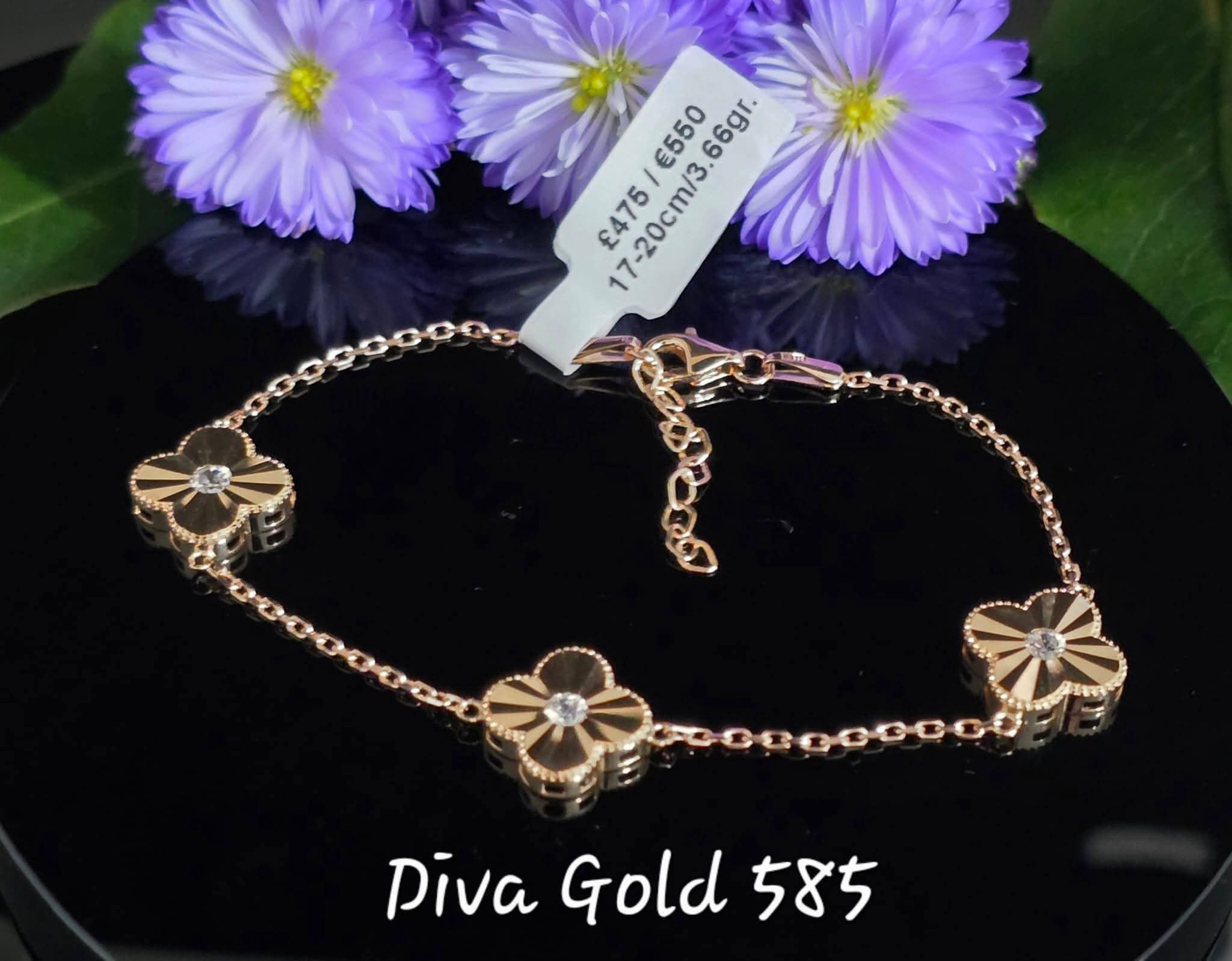 17-20cm Gold bracelet 585