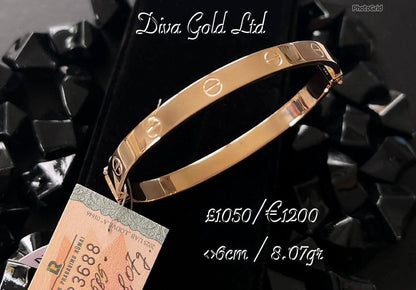 6cm Gold bracelet 585