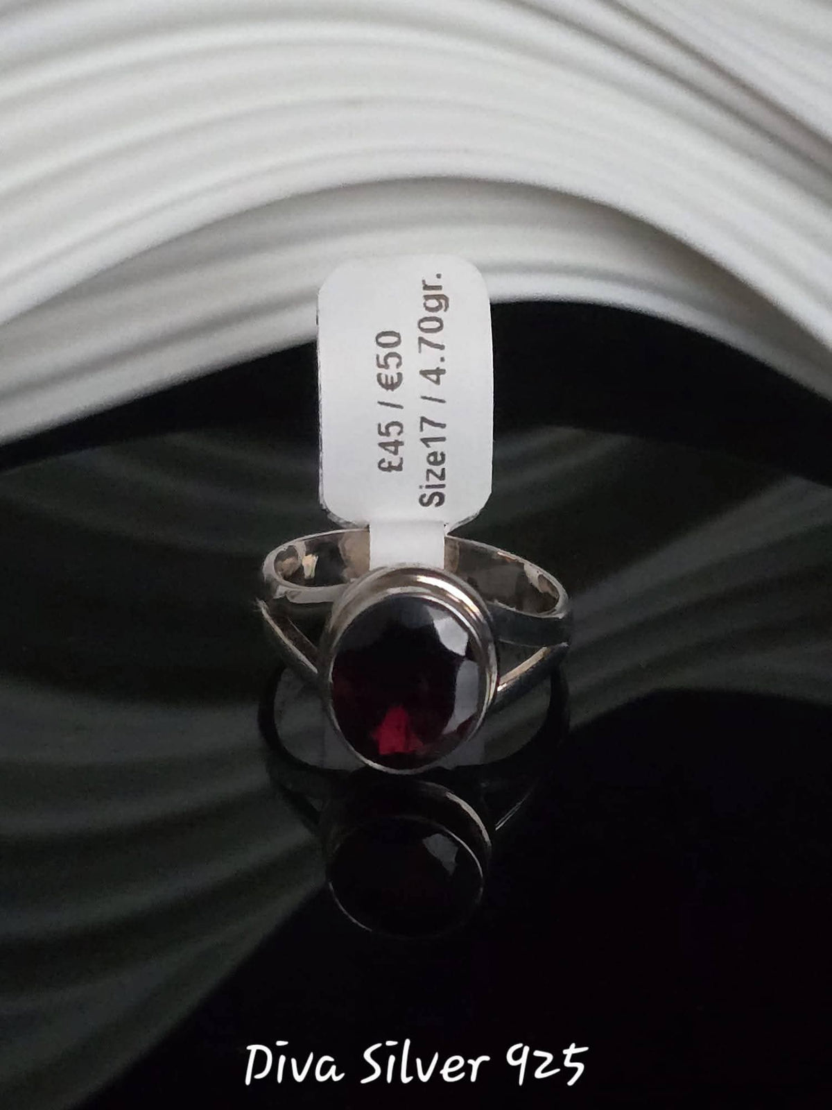 Sterling Silver Beauty Oval Ring