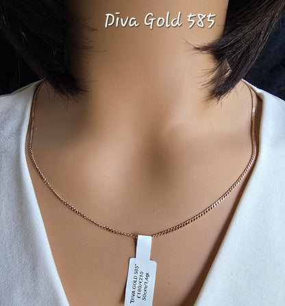 585 Gold chain 50cm. 1.4gr