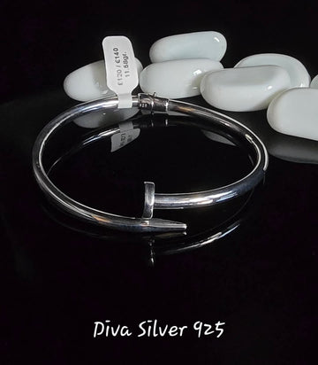 925 Sterling Silver Bangle  Bracelet For Women