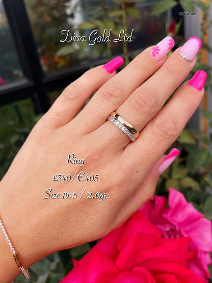 585 Gold ring. Size 19.5