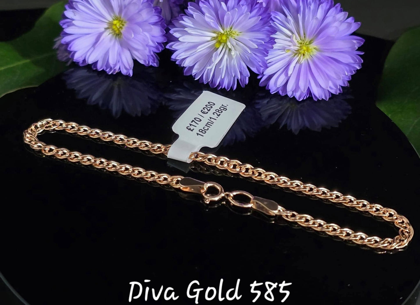 18cm Gold bracelet 585
