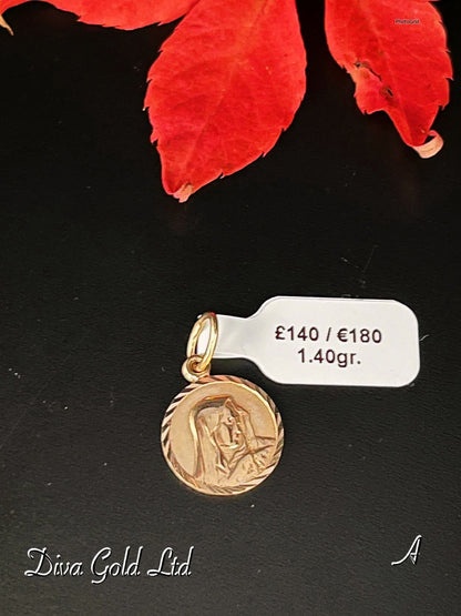 Gold 585 Medallion Pendant