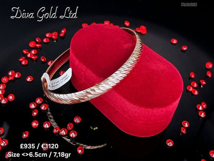6.5cm Gold bracelet 585