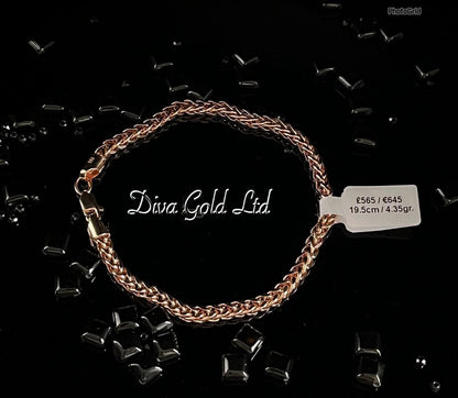 19.5cm Gold bracelet 585