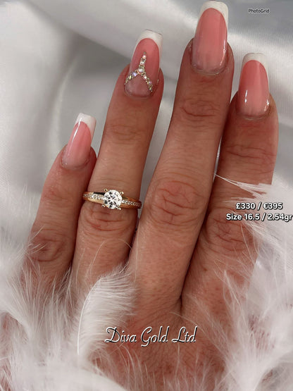 585 Gold women ring. Size 16.5