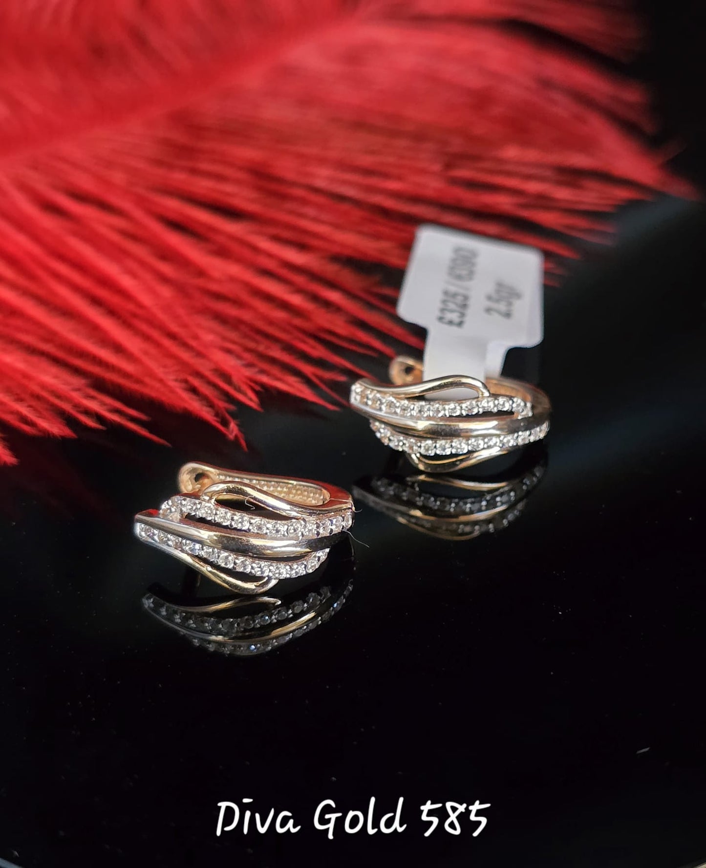 585 Gold earrings 2.50gr