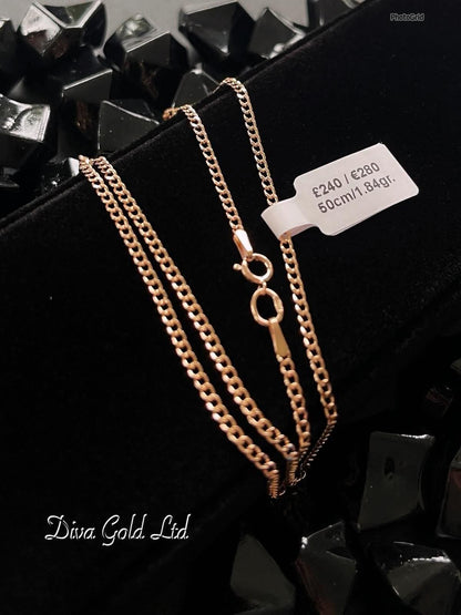 585 Gold chain 50cm. 1.84gr
