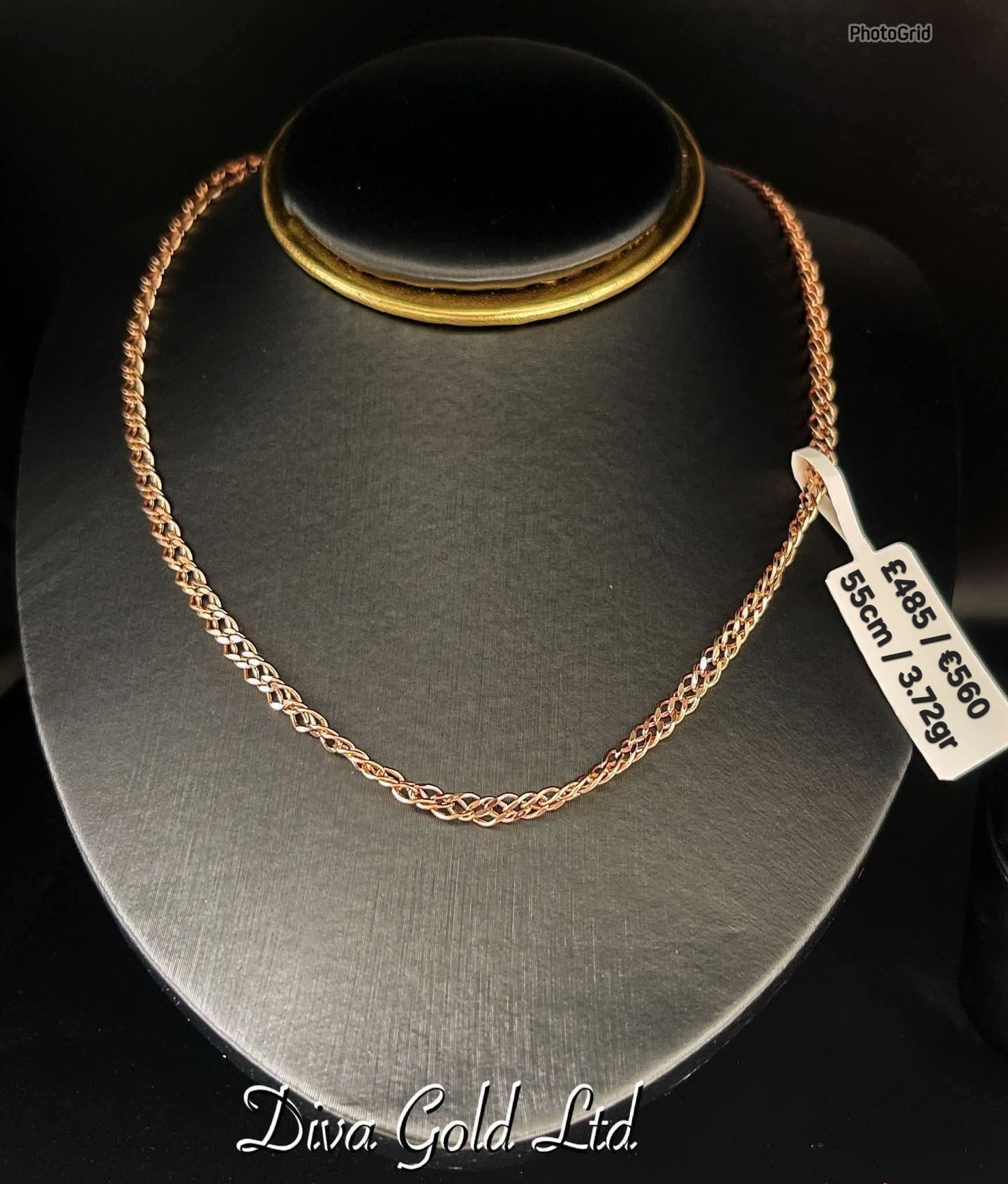 55cm Gold chain 585 3.72gr