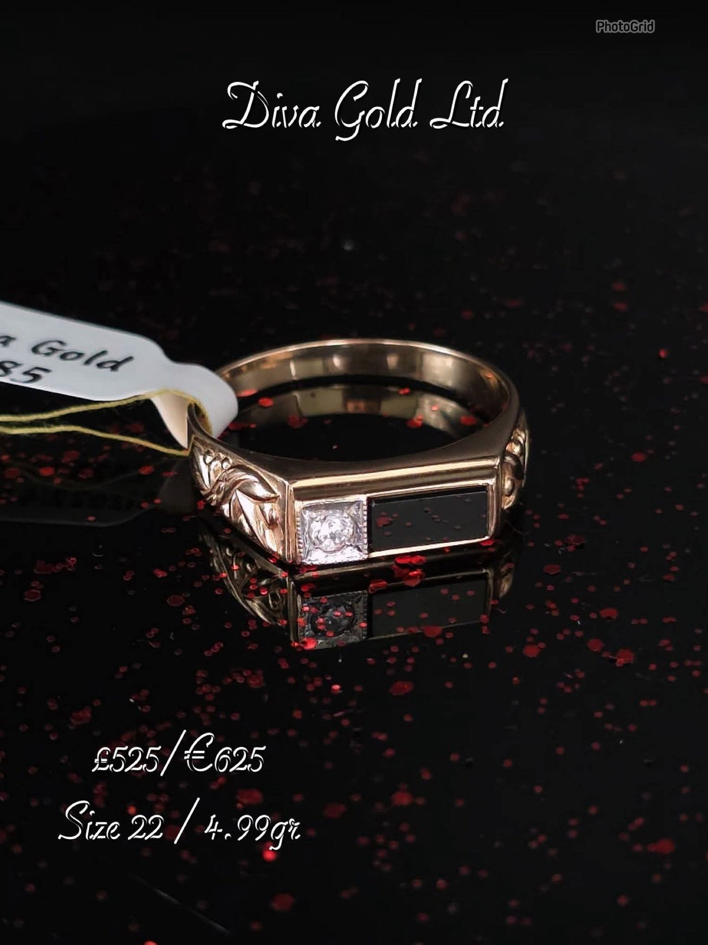 Gold 585 ring. Size 22