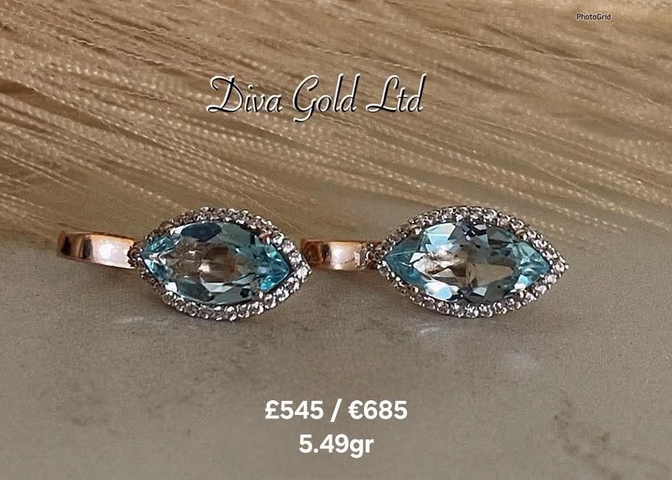 Gold 585 earrings