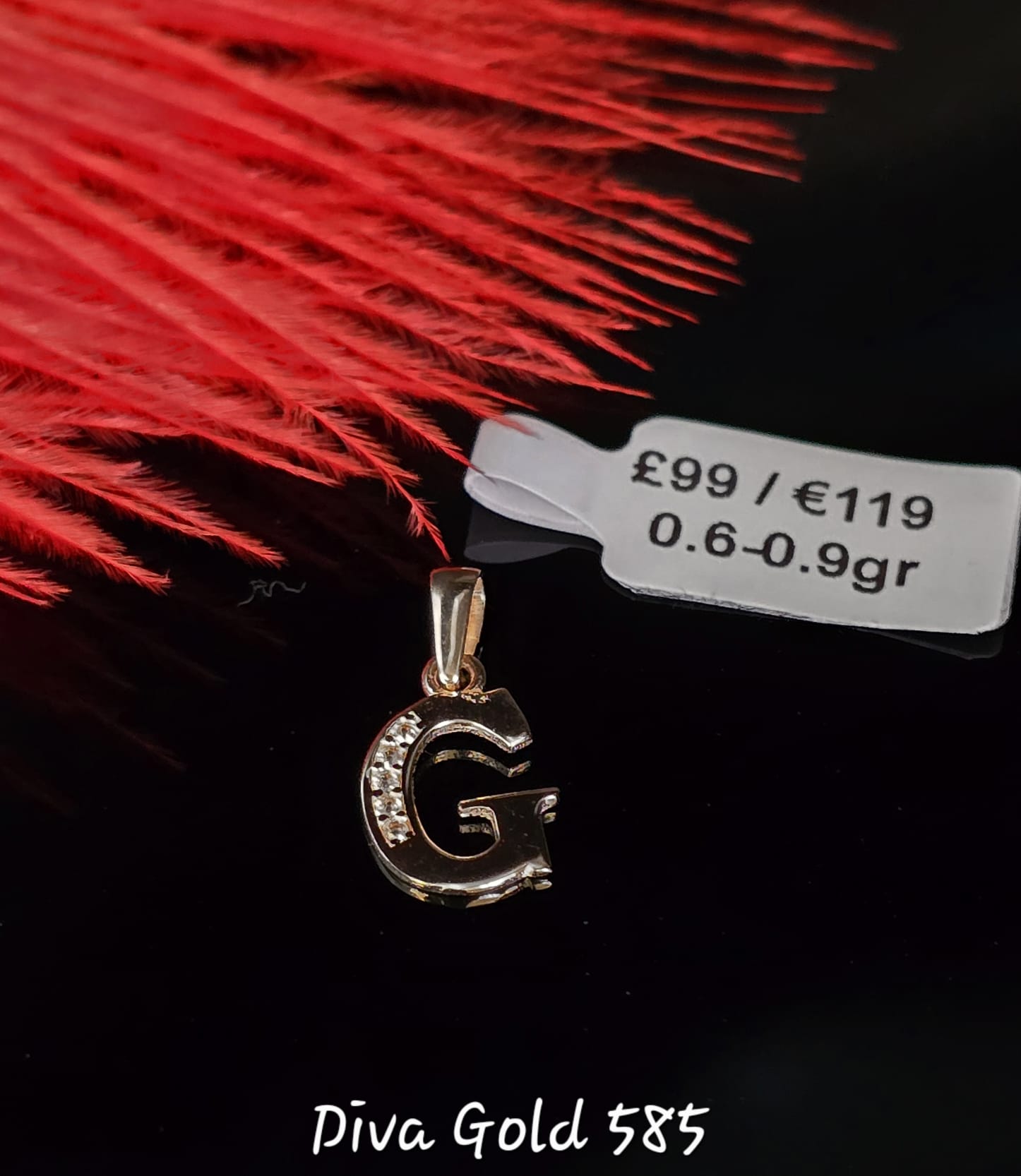 585 Gold Letter G