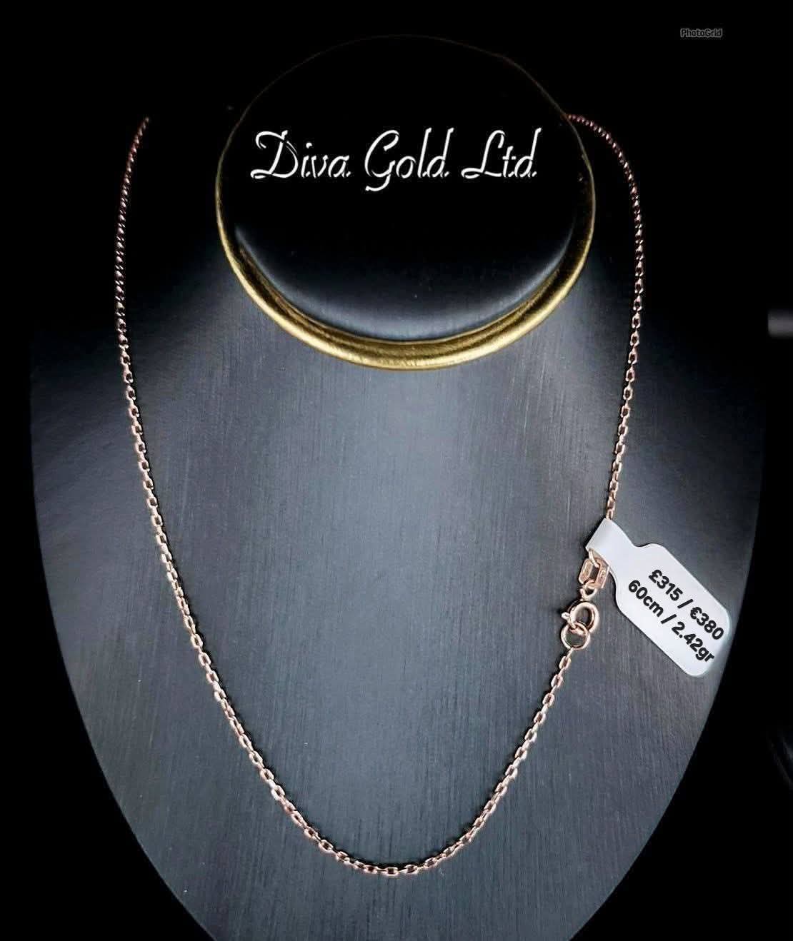 60cm Gold chain 585, 2.42gr