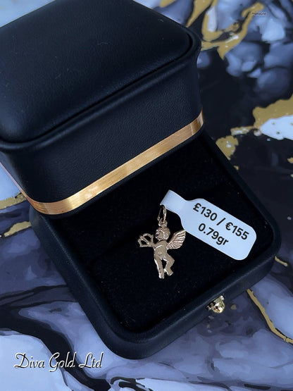 585 Gold angel pendant. 0.79gr