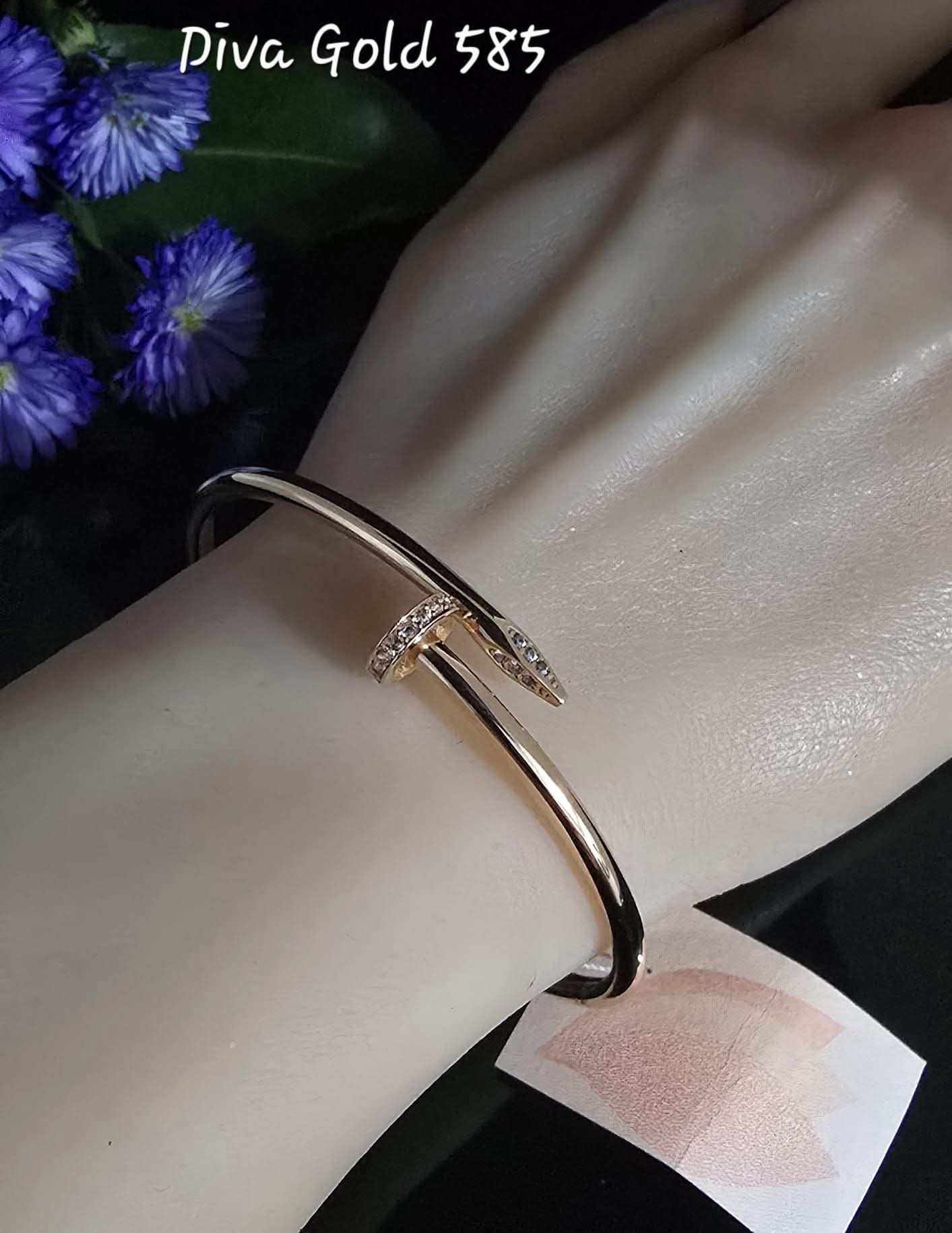 6cm Gold bracelet 585
