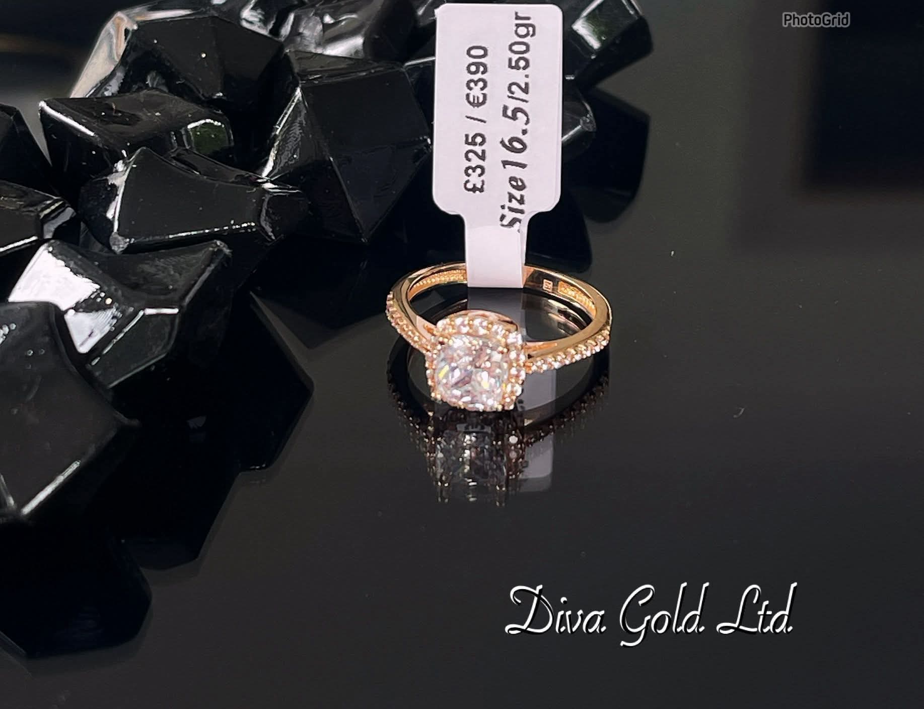 585 Gold women ring. Size 16.5