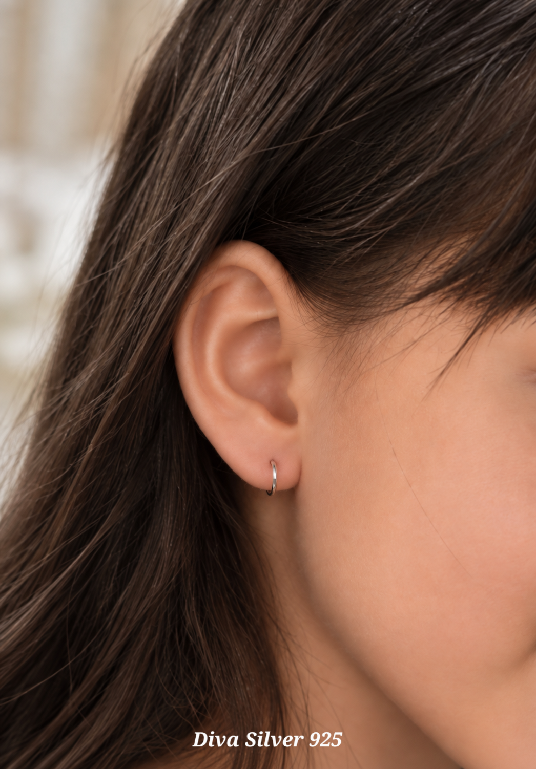 Sterling Silver Hoop Earrings For Kids