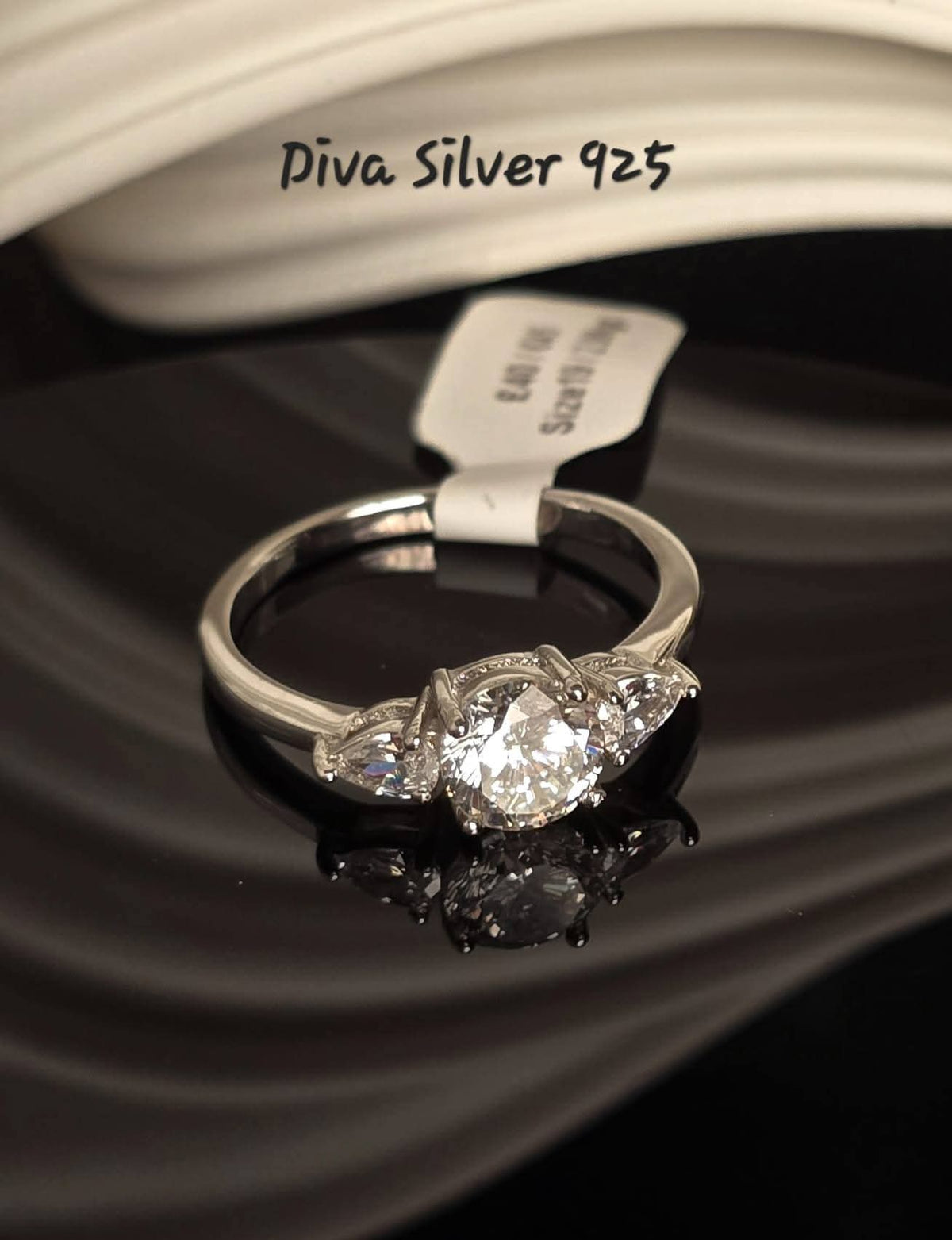Sterling Silver Round Ring