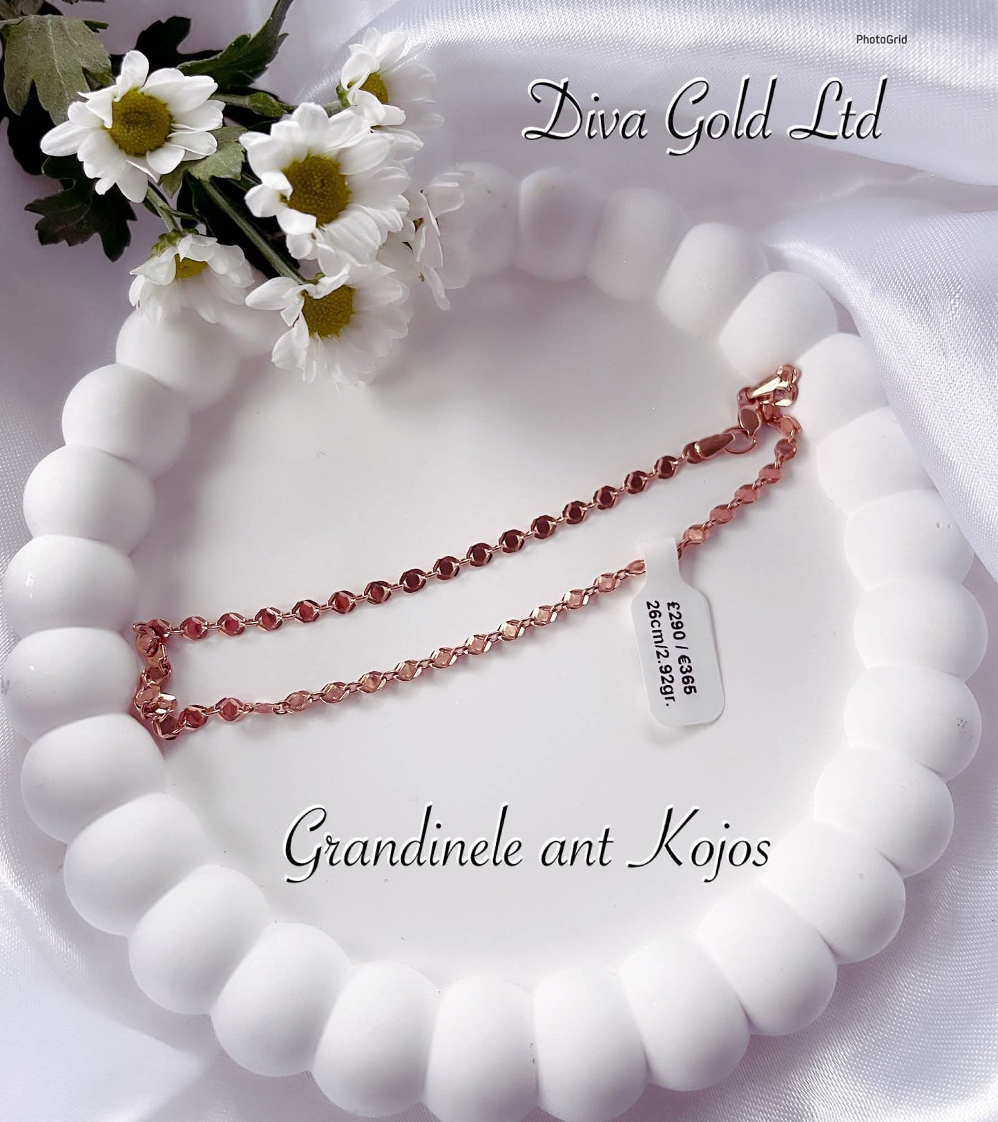 Ankle bracelet. 26cm