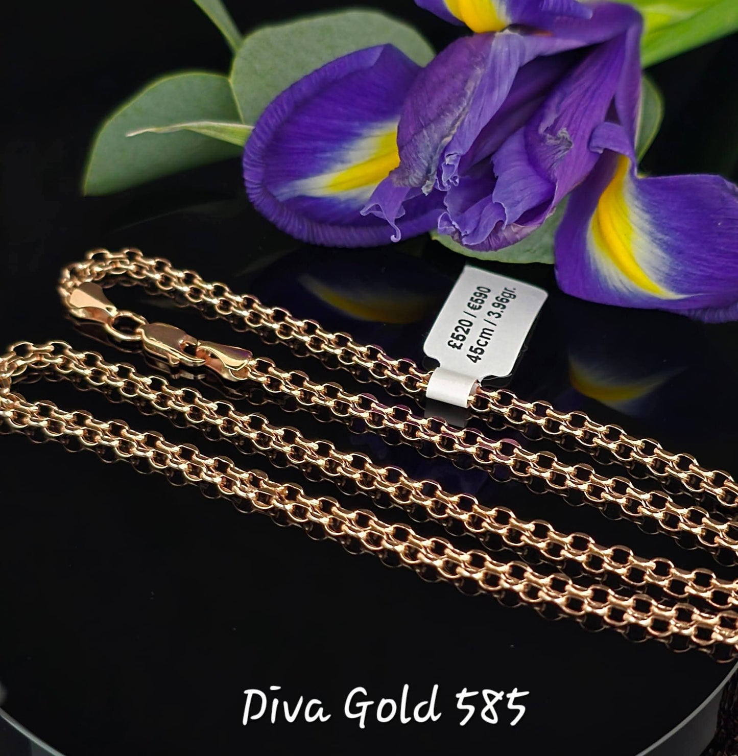585 Gold chain 45cm. 3.96gr