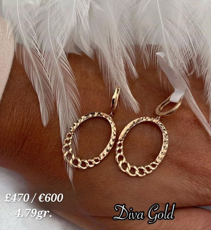 Gold 585 earrings