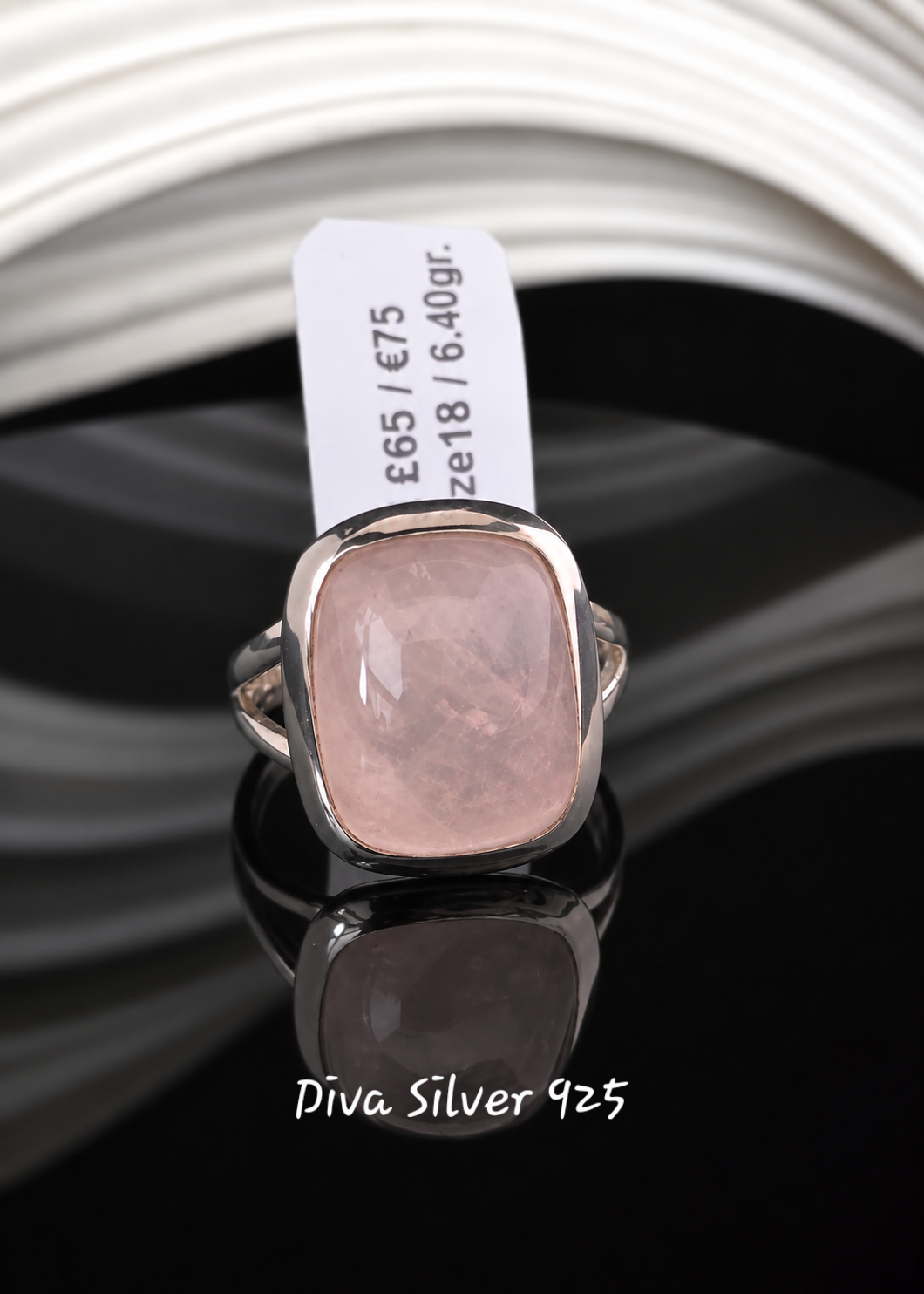 Sterling Silver Rose Ring