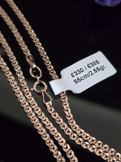 55cm Gold chain 585, Mona Liza, 2.55gr