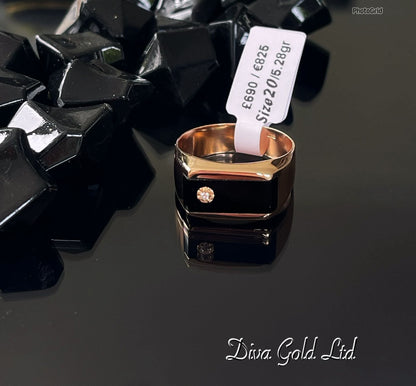 585 Gold men ring. Size 20