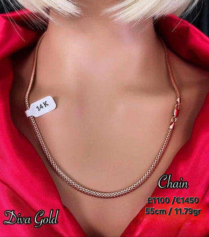 Gold 585 chain 55cm