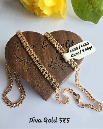 Gold 585 chain 45cm
