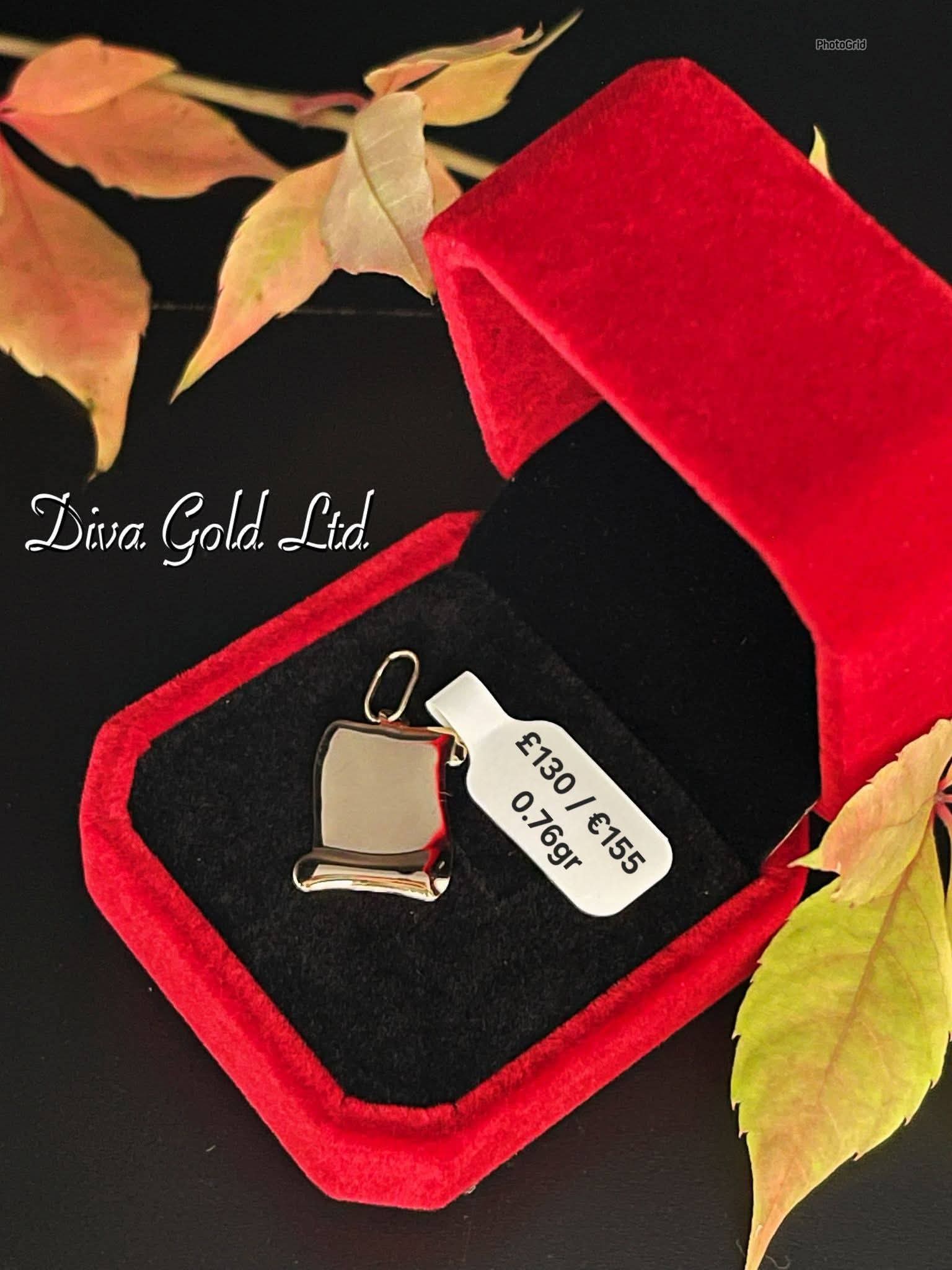 585 Gold pendant. 0.76gr