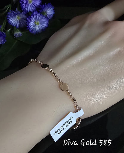 17-19cm Gold bracelet 585