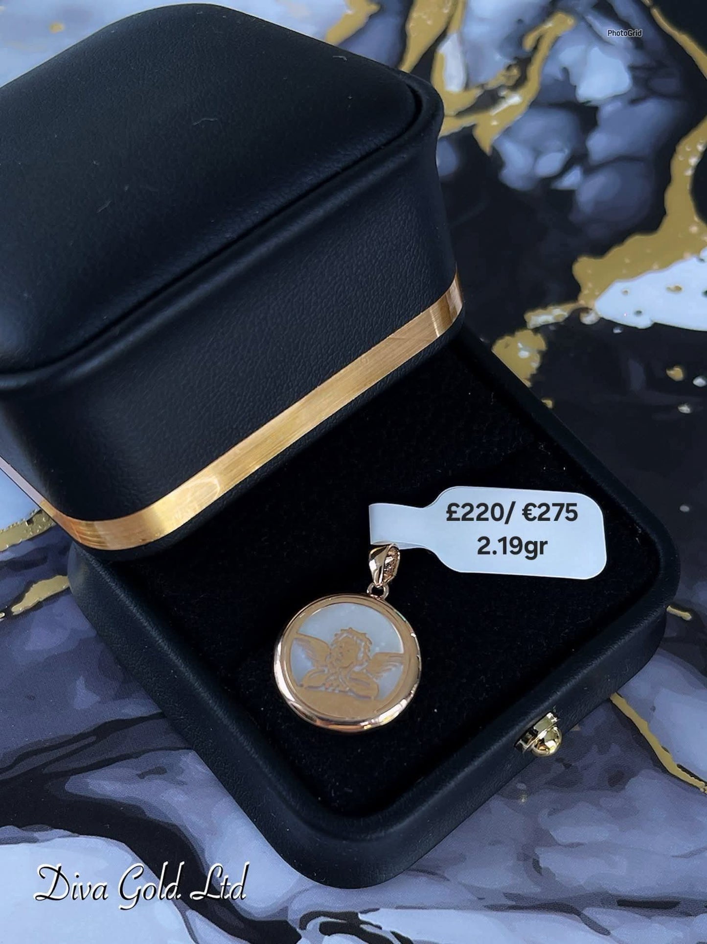 Gold 585 Angel Pendant